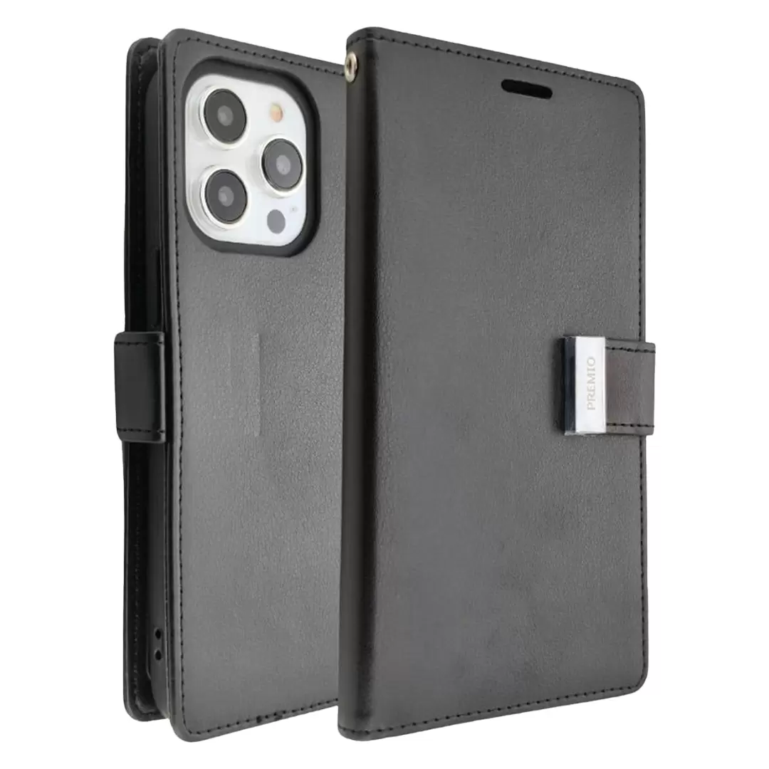 iPhone X/XS Premio Wallet Black